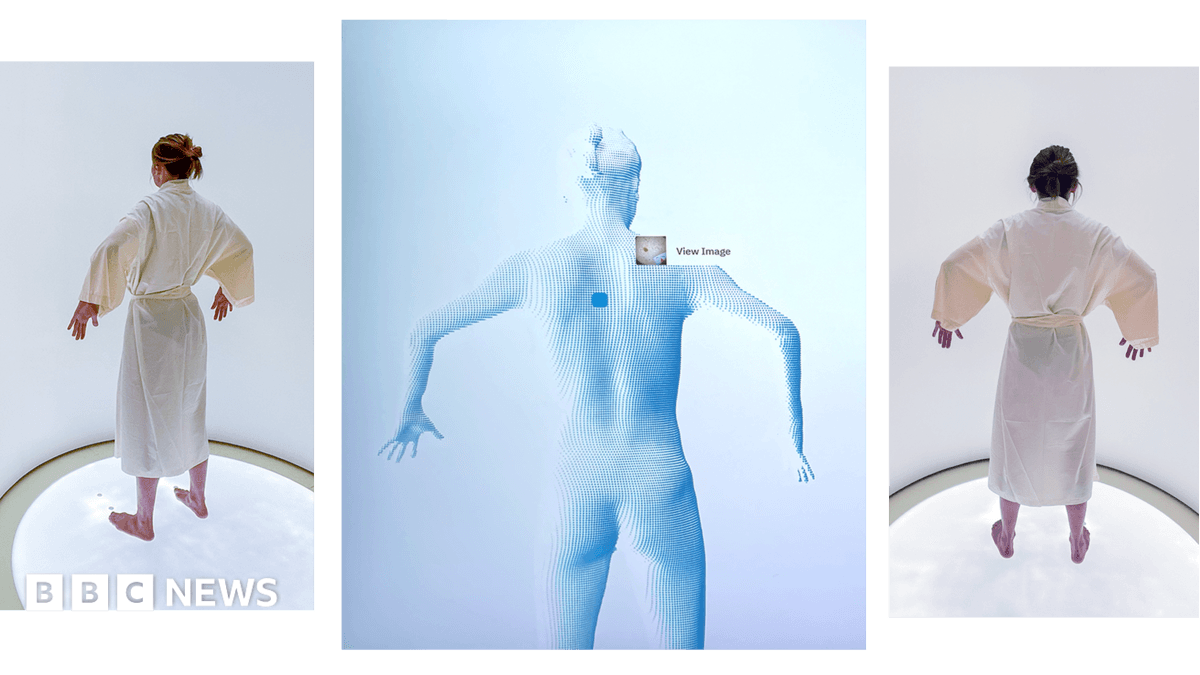 Full body scan images