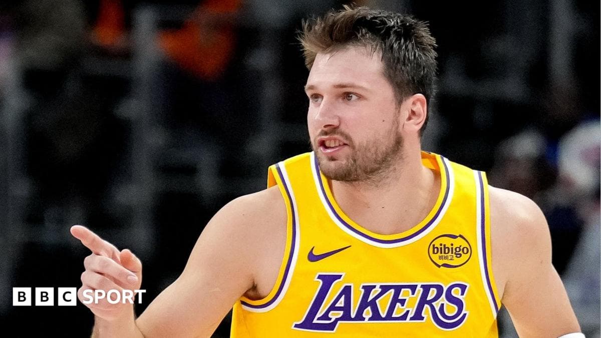 LA Lakers star Luka Doncic