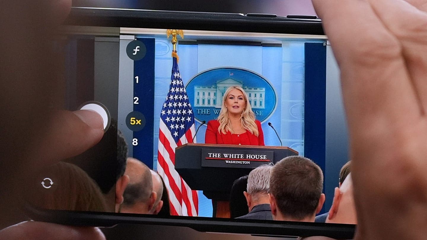 White House press secretary Karoline Leavitt to leave role at end of month, Trump says