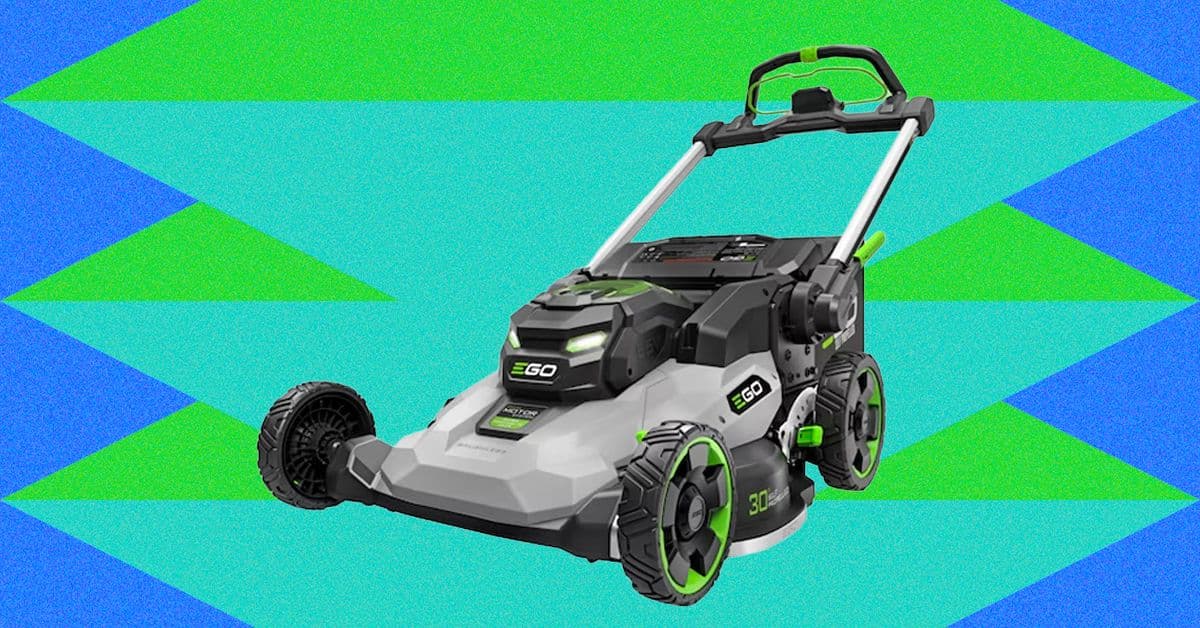 Image may contain Grass Lawn Plant Device Lawn Mower Tool Machine and Wheel