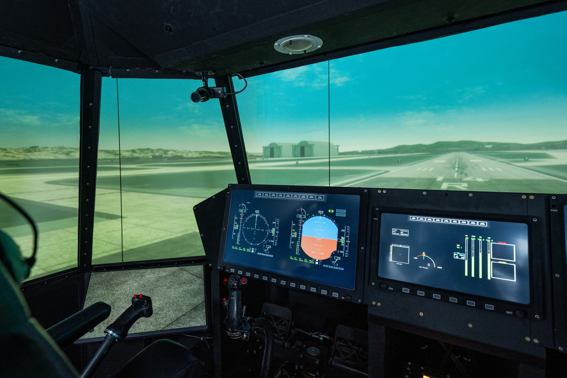 in the Vertical Motion Simulator (VMS), N243.